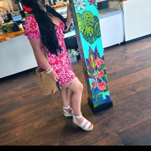 Espadrille Platform Wedge Sandals - Picture 1 of 5